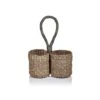 Mercela Seagrass Two-Bottle Caddy -Best Decoration Shop zodax nc 685s