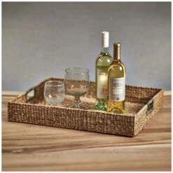 Mercela Seagrass Serving Trays -Best Decoration Shop zodax nc 686b