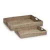 Mercela Seagrass Serving Trays 2 Mercela Seagrass Serving Trays -Best Decoration Shop zodax nc 686s