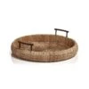 Willa Seagrass Single Rope Round Tray -Best Decoration Shop zodax ncx 3033s