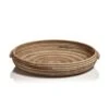 Layla Hand Woven Rattan Serving Tray - Gray -Best Decoration Shop zodax ncx 3035s