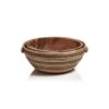 Layla Hand Woven Rattan And Acacia Wood Bowl - Gray 2 Layla Hand Woven Rattan And Acacia Wood Bowl - Gray -Best Decoration Shop zodax ncx 3037s