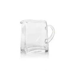 Reginald Blown Glass Scissor Cut Pitcher