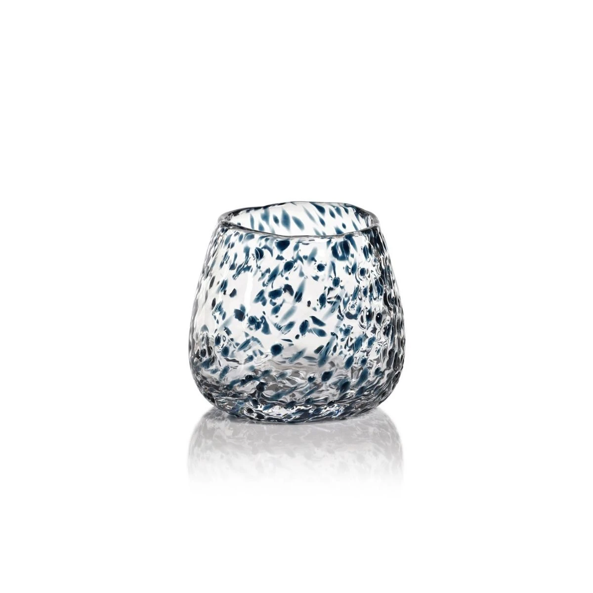 Elodie Glass Vase - Blue 3 Elodie Glass Vase - Blue