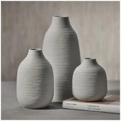 Weston White Porcelain Vase 13.5"Inch 7 Weston White Porcelain Vase 13.5"Inch -Best Decoration Shop zodax th 1687 2