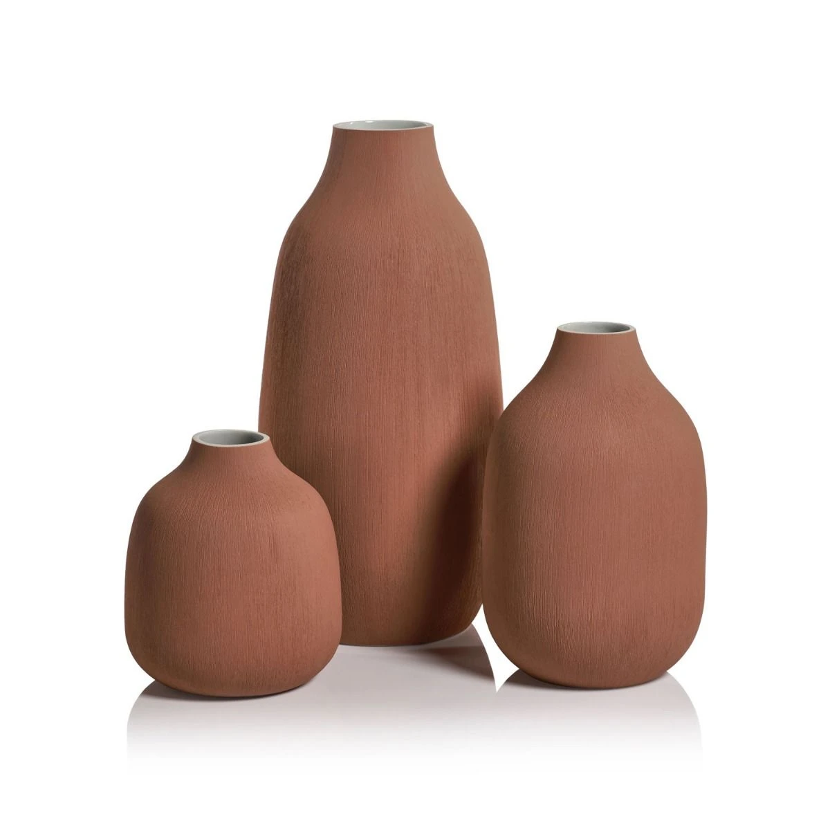 Weston Sepia Porcelain Vase 8.75"Inch 4 Weston Sepia Porcelain Vase 8.75"Inch - Image 2