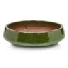 Zeno Green Glazed StonewarePlanter Bowl - Large -Best Decoration Shop zodax vt 1398s